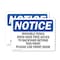 Signmission Invisible Fence Dogs Have Free Access To OSHA Notice Sign, Vinyl Decal, 14in W x 10in L, 2PK OS-2PACK-NS-D-1014-L-13718 - alternate 1